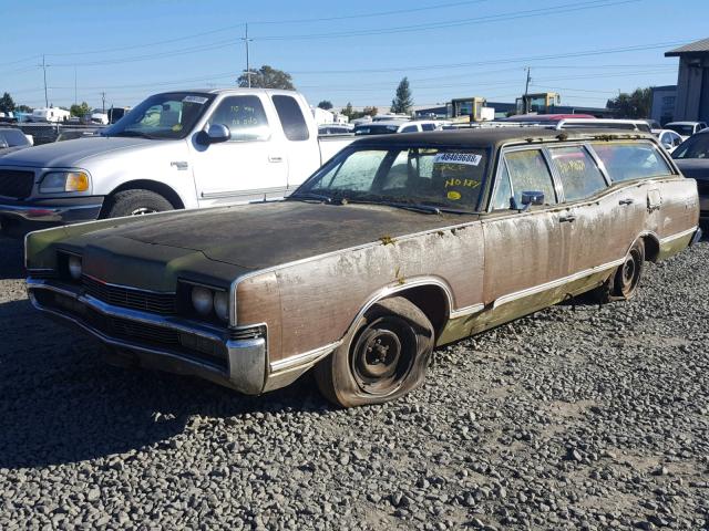 0Z76N567836 - 1970 MERCURY COLONY PAR BROWN photo 2