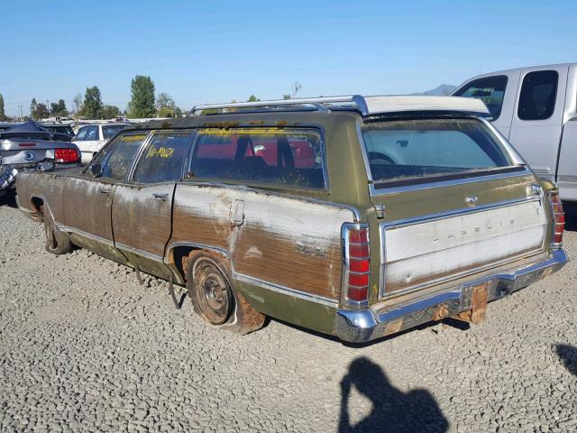 0Z76N567836 - 1970 MERCURY COLONY PAR BROWN photo 3