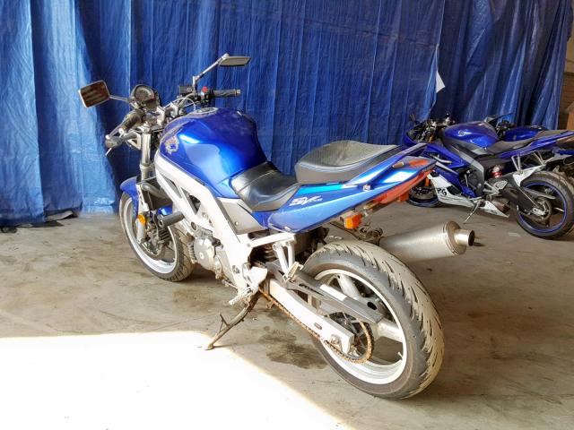 JS1VP53A742101608 - 2004 SUZUKI SV650 BLUE photo 3