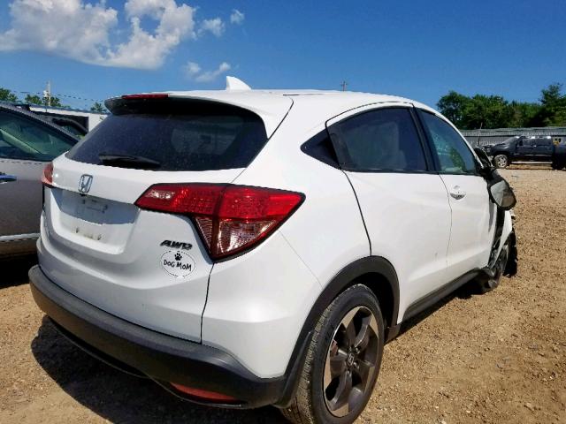 3CZRU6H59JM709730 - 2018 HONDA HR-V EX WHITE photo 4