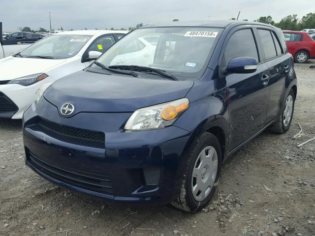 JTKKUPB42D1036271 - 2013 TOYOTA SCION XD BLUE photo 2