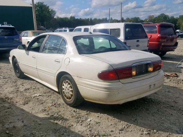 1G4HP54K64U100122 - 2004 BUICK LESABRE CU WHITE photo 3