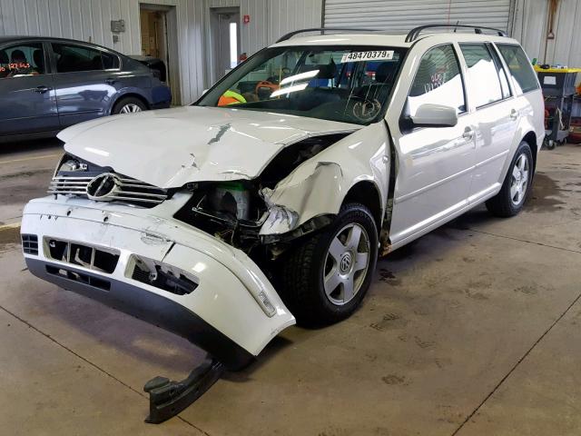 WVWSL61J15W067978 - 2005 VOLKSWAGEN JETTA GLS WHITE photo 2