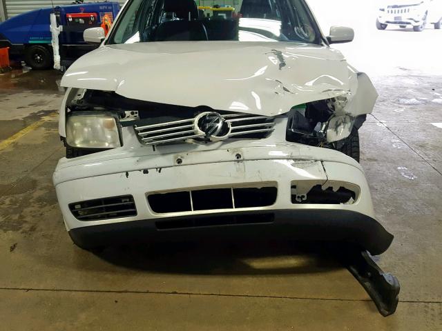 WVWSL61J15W067978 - 2005 VOLKSWAGEN JETTA GLS WHITE photo 9