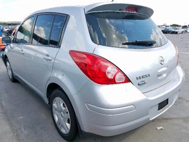 3N1BC13E19L414744 - 2009 NISSAN VERSA S SILVER photo 3