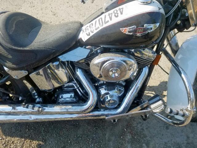 1HD1JDB136Y037826 - 2006 HARLEY-DAVIDSON FLSTNI BLACK photo 7