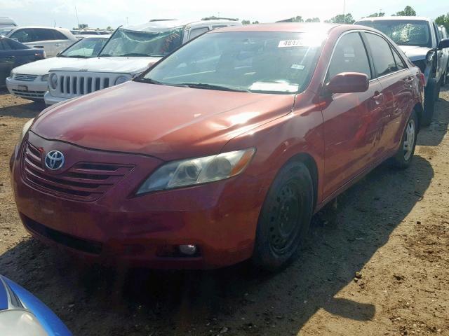 4T1BE46K69U359364 - 2009 TOYOTA CAMRY BASE RED photo 2