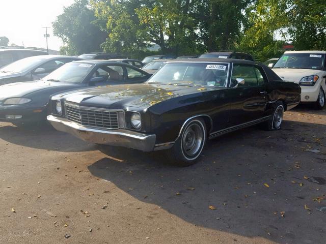 1H57H28667182 - 1972 CHEVROLET CAR BLACK photo 2