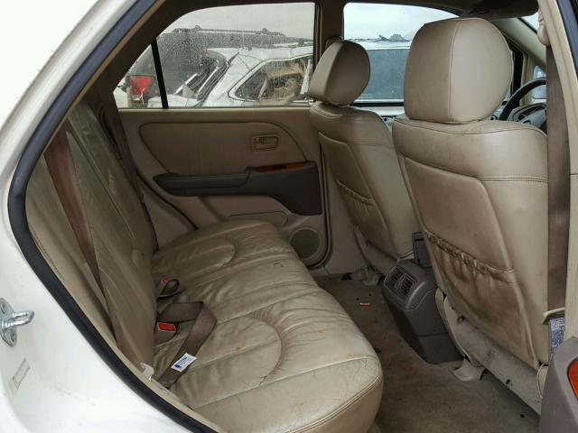 JT6HF10U3X0037443 - 1999 LEXUS RX 300 WHITE photo 6