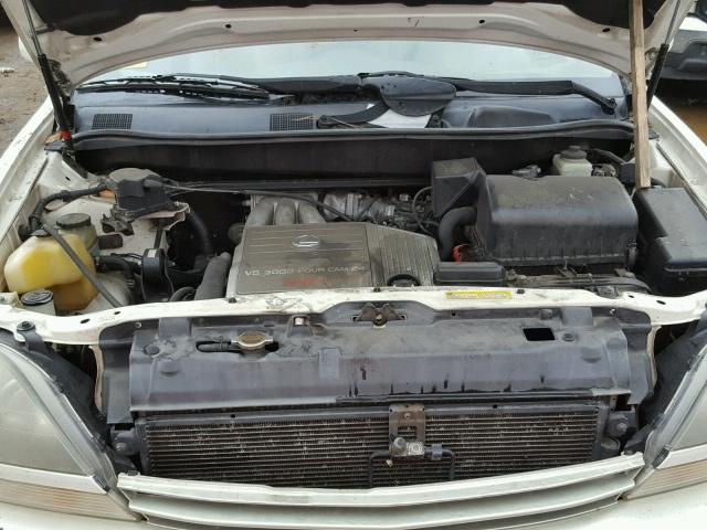 JT6HF10U3X0037443 - 1999 LEXUS RX 300 WHITE photo 7