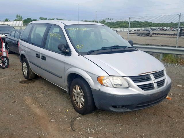 1D4GP25B07B107373 - 2007 DODGE CARAVAN SE GRAY photo 1