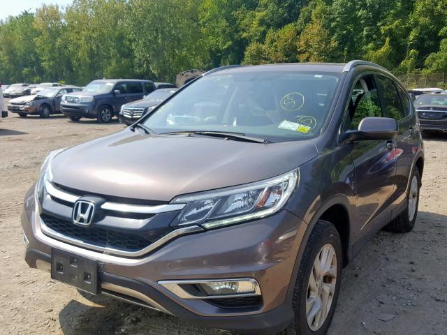 2HKRM4H73FH678824 - 2015 HONDA CR-V EXL BROWN photo 2