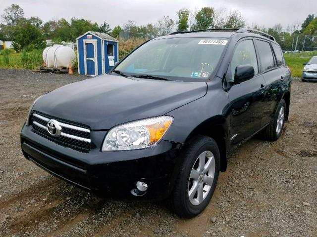 JTMBK31V876016257 - 2007 TOYOTA RAV4 LIMIT BLACK photo 2