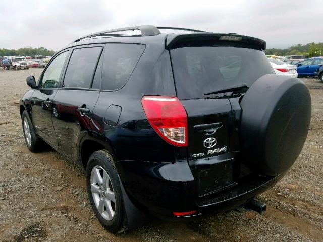 JTMBK31V876016257 - 2007 TOYOTA RAV4 LIMIT BLACK photo 3