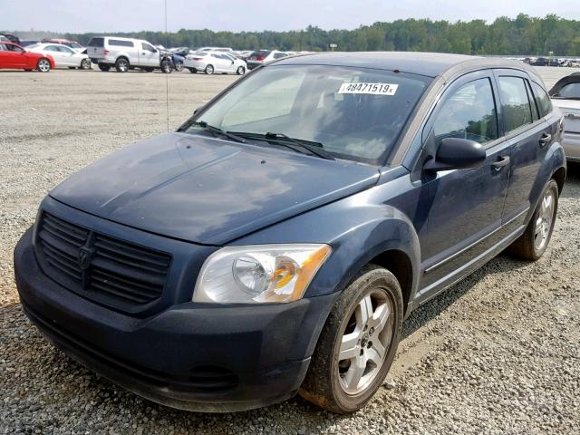 1B3HB48B97D152227 - 2007 DODGE CALIBER SX BLUE photo 2