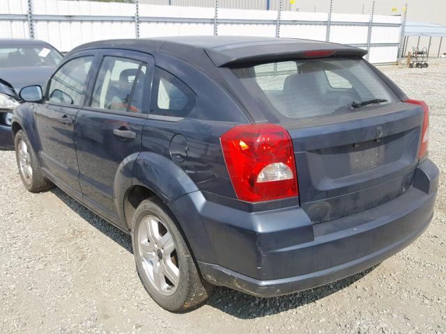 1B3HB48B97D152227 - 2007 DODGE CALIBER SX BLUE photo 3