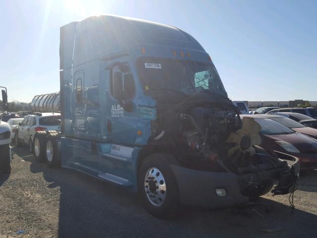 3AKJGLD5XESFS4446 - 2014 FREIGHTLINER CASCADIA 1 BLUE photo 1