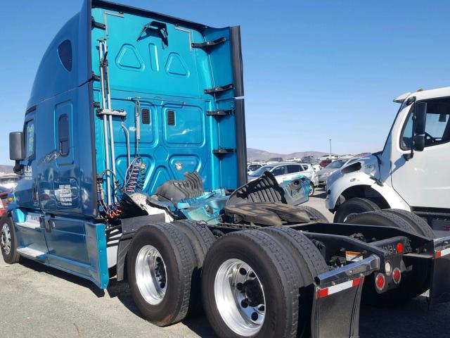 3AKJGLD5XESFS4446 - 2014 FREIGHTLINER CASCADIA 1 BLUE photo 3