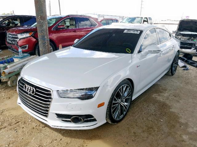 WAU23AFC7JN047342 - 2018 AUDI A7 PRESTIG WHITE photo 2