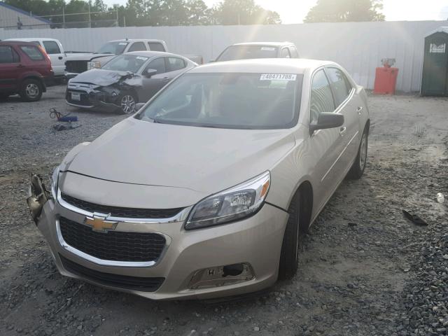 1G11B5SL2FF340588 - 2015 CHEVROLET MALIBU LS 金色 照片 2