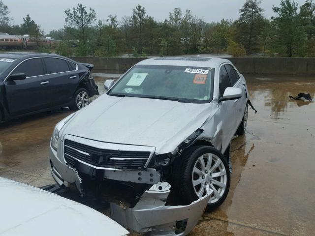 1G6AG5RX1H0175255 - 2017 CADILLAC ATS RED photo 2