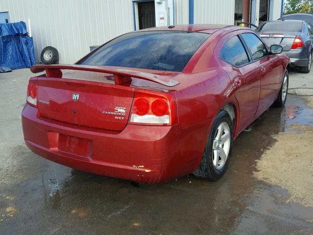 2B3KA33V19H546170 - 2009 DODGE CHARGER SX MAROON photo 4