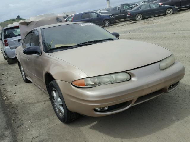 1G3NL52F13C107007 - 2003 OLDSMOBILE ALERO GL GOLD photo 1