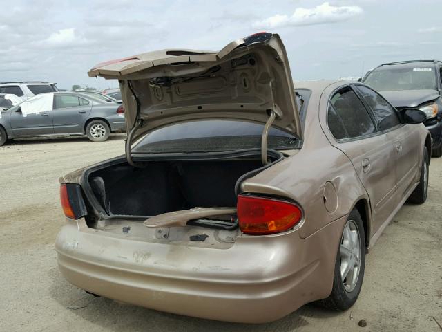 1G3NL52F13C107007 - 2003 OLDSMOBILE ALERO GL GOLD photo 4