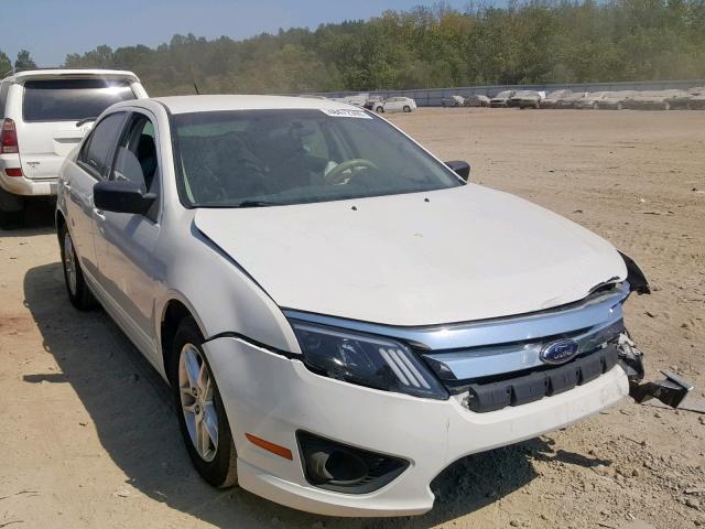 3FAHP0GA5AR239810 - 2010 FORD FUSION S WHITE photo 1