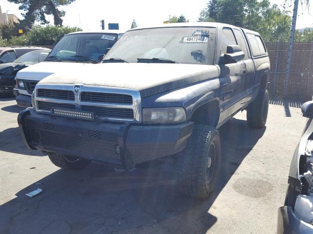 3B7KF23671G763133 - 2001 DODGE RAM 2500 BLACK photo 2