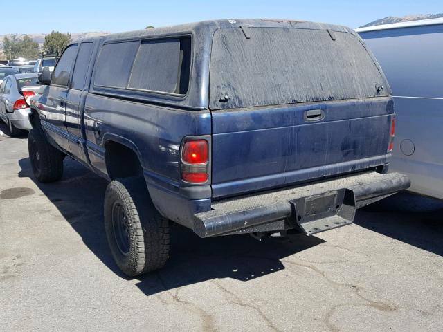 3B7KF23671G763133 - 2001 DODGE RAM 2500 BLACK photo 3