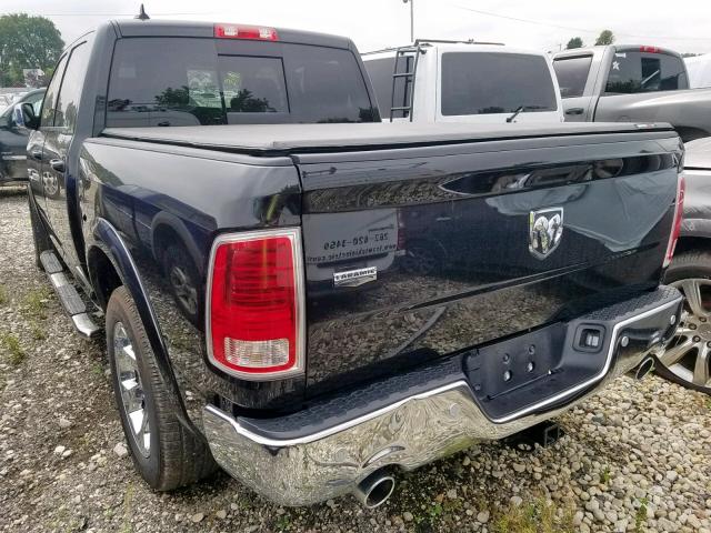 1C6RR6NT8JS183129 - 2018 RAM 1500 LARAM BLACK photo 3