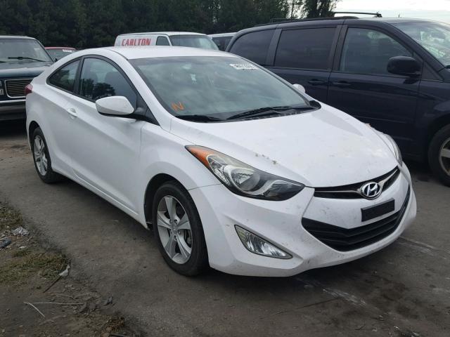 KMHDH6AE5DU002375 - 2013 HYUNDAI ELANTRA CO WHITE photo 1