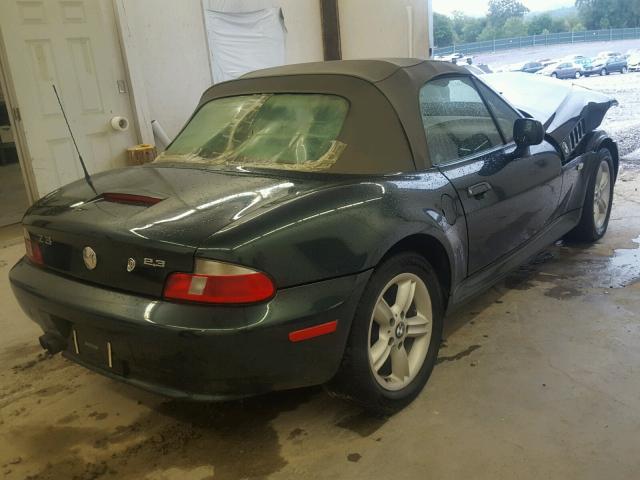 WBACH9348YLF89558 - 2000 BMW Z3 2.3 GREEN photo 4