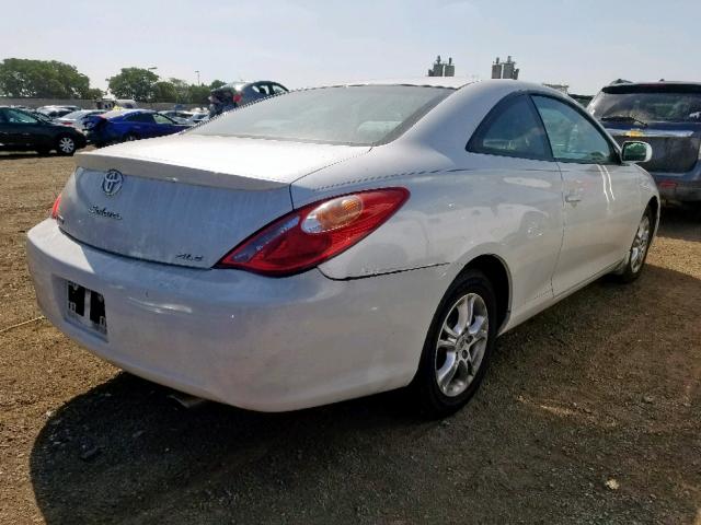 4T1CE38P56U750234 - 2006 TOYOTA CAMRY SOLA WHITE photo 4