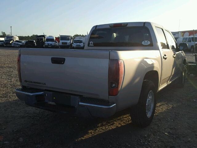 1GCCS136358284939 - 2005 CHEVROLET COLORADO TAN photo 4