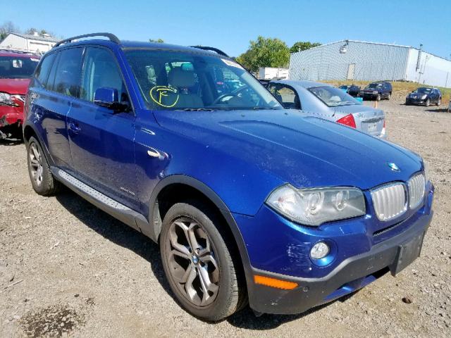 WBXPC93479WJ26183 - 2009 BMW X3 XDRIVE3 BLUE photo 1