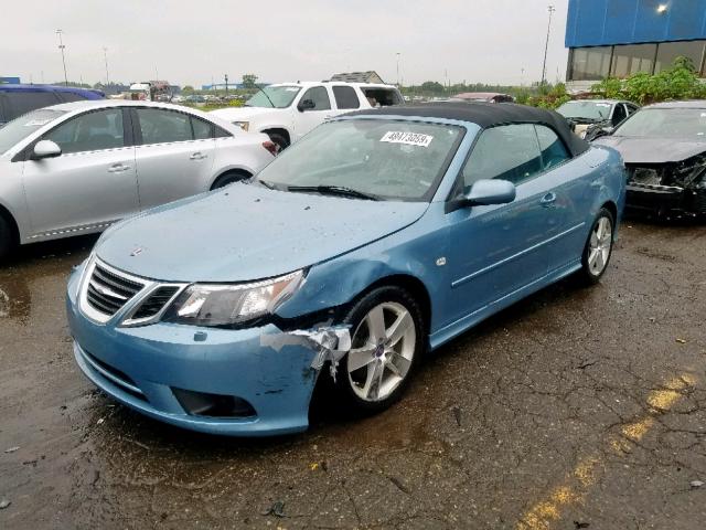 YS3FB79Y896000854 - 2009 SAAB 9-3 2.0T BLUE photo 2