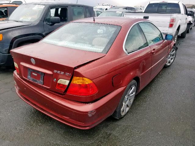 WBABM3347YJN62056 - 2000 BMW 323 CI RED photo 4