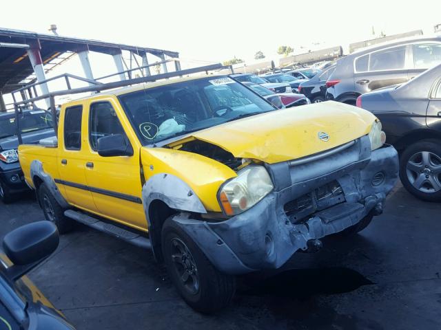 1N6ED29X72C305547 - 2002 NISSAN FRONTIER C YELLOW photo 1