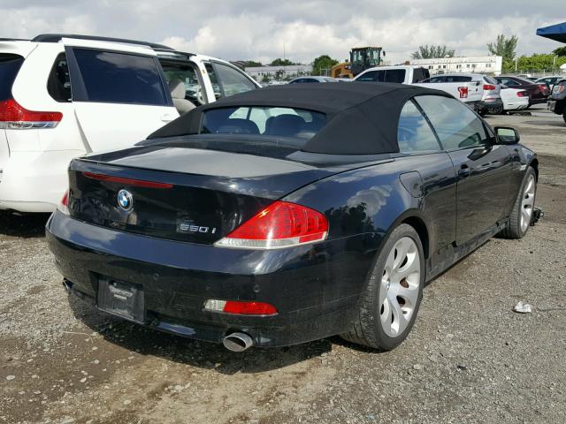 WBAEK13426CN78884 - 2006 BMW 650 I BLACK photo 4