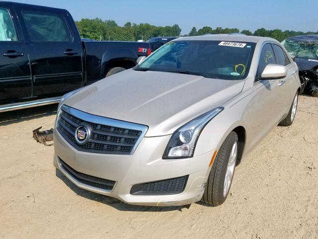 1G6AA5RA2D0141249 - 2013 CADILLAC ATS GOLD photo 2