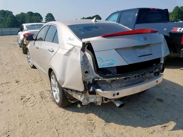 1G6AA5RA2D0141249 - 2013 CADILLAC ATS GOLD photo 3