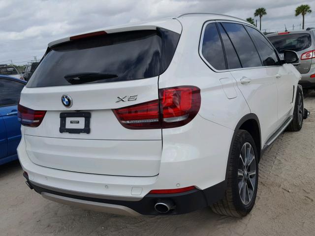 5UXKR2C50G0U17533 - 2016 BMW X5 SDRIVE3 WHITE photo 4