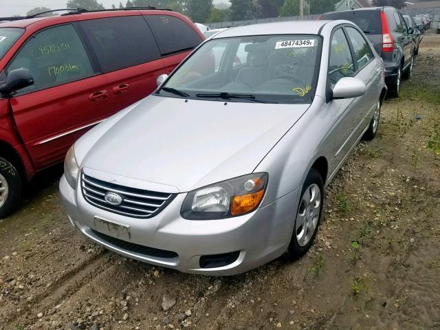 KNAFE222695665603 - 2009 KIA SPECTRA EX SILVER photo 2