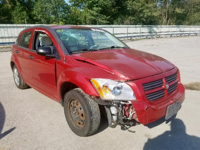 1B3HB28B67D133011 - 2007 DODGE CALIBER RED photo 1