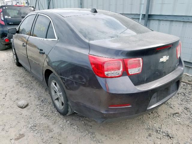 1G11B5SA2DF172592 - 2013 CHEVROLET MALIBU LS GRAY photo 3