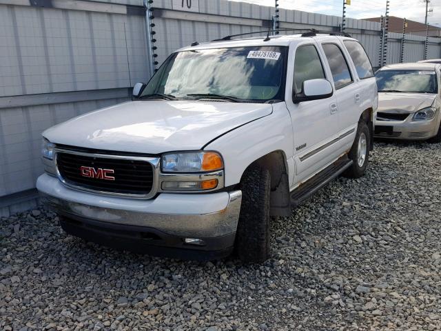 1GKEK13T65J150647 - 2005 GMC YUKON WHITE photo 2