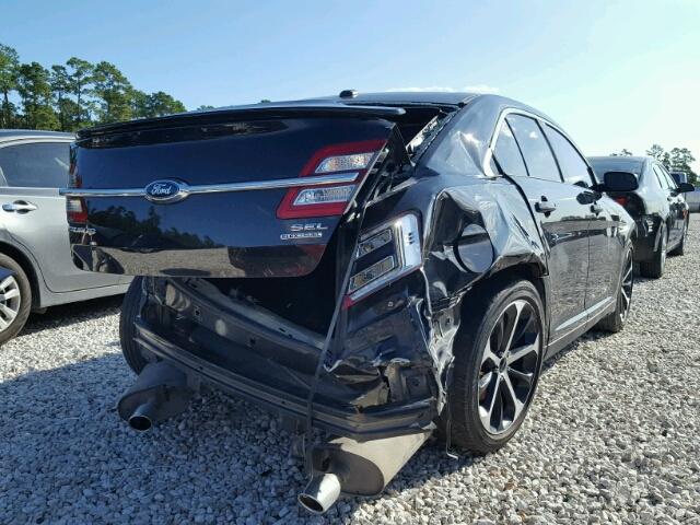 1FAHP2E86FG207314 - 2015 FORD TAURUS SEL BLACK photo 4