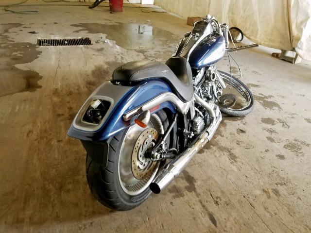 1HD1BSY22YY046134 - 2000 HARLEY-DAVIDSON FXSTD BLUE photo 4